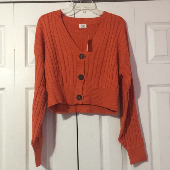 Orange cardigan - Picture 1 of 6